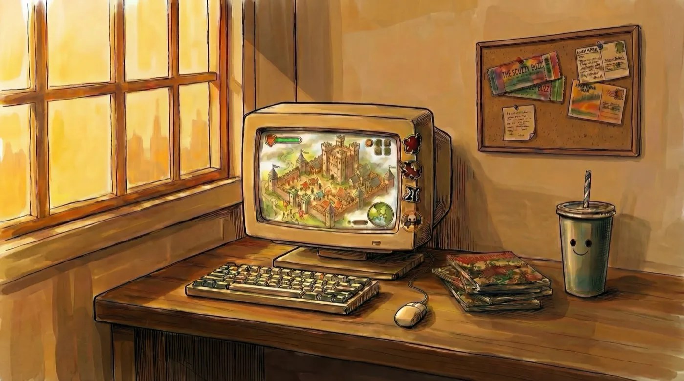 Saturday morning at the desk, building a kingdom